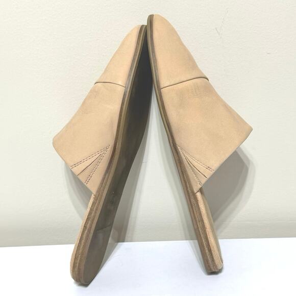 Toms Women’s Jade Slip On Mule Low Stacked Shoes Size 9.5 Beige Soft Leather - Picture 5 of 10